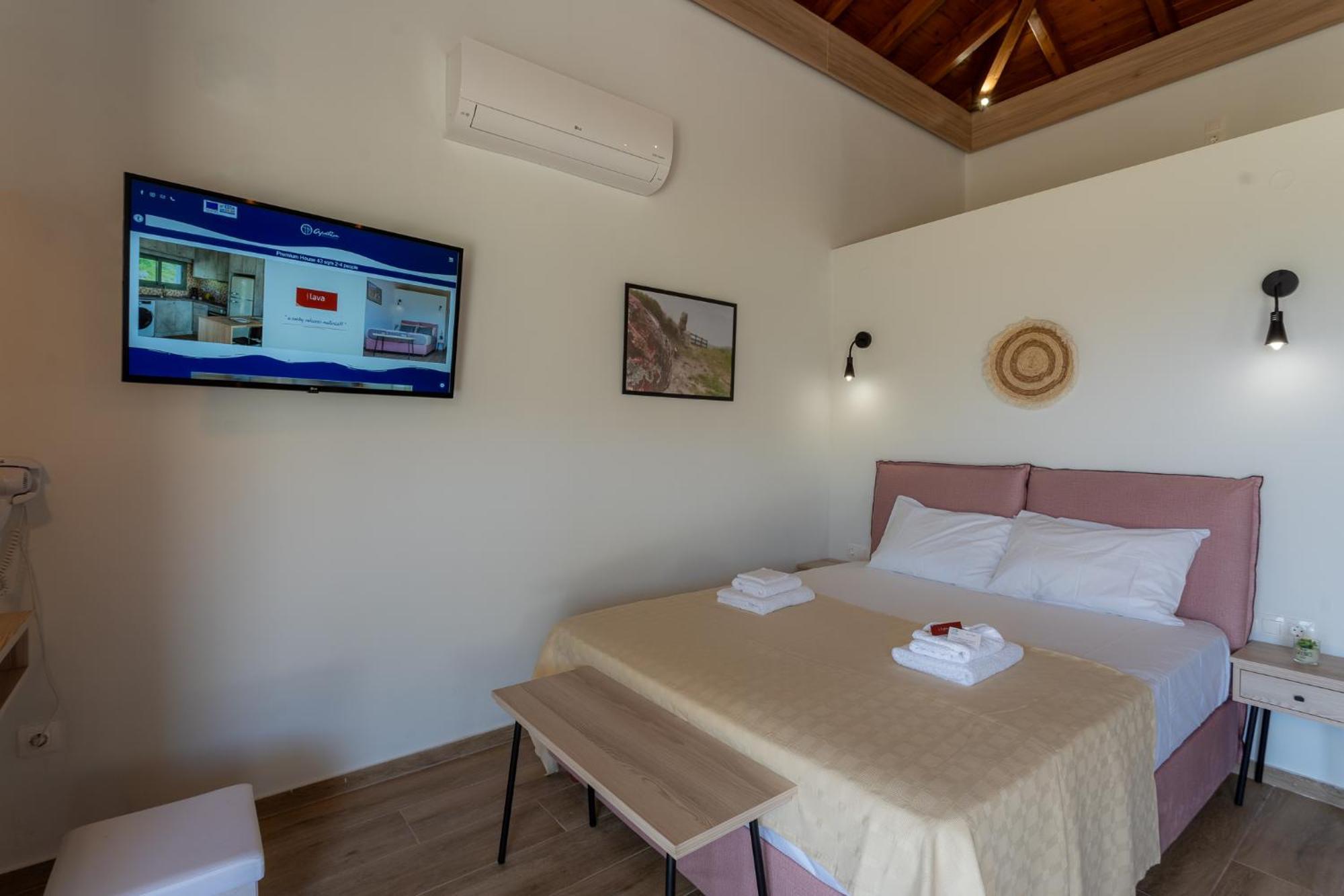 Apolithon Premium Houses Sigrion Bagian luar foto