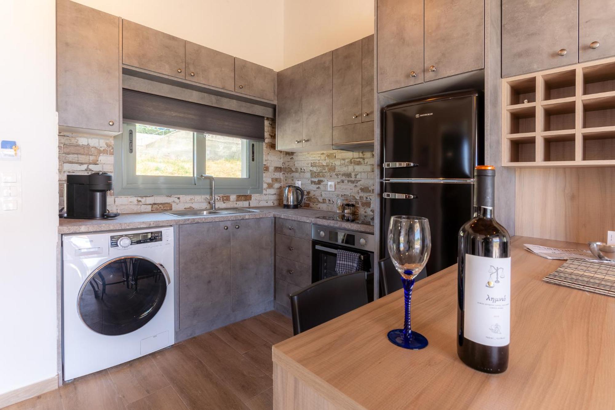 Apolithon Premium Houses Sigrion Bagian luar foto
